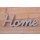 Schriftzug "Home" grau 33x13cm aus Beton Wanddeko