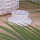 Design Teelichthalter aus Beton 3er Set weiß