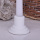 Design Kerzenhalter 2x rund aus Beton weiß