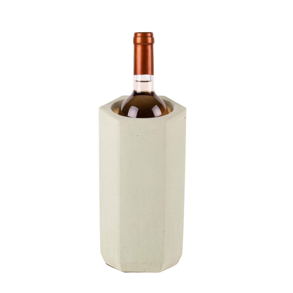 Weinkühler "Berlin Mint" Beton H:25cm | Sektkühler aus Beton | Flaschenkühler